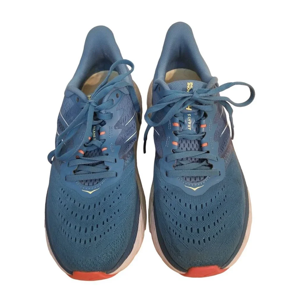 Hoka One One 8B Blue Tennis Shoe Athletic‎ Running ARAHI 5